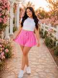 Pink Bloom Flare Skirt 🩷