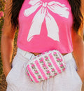 Pink Rose Belt Bag 🌸